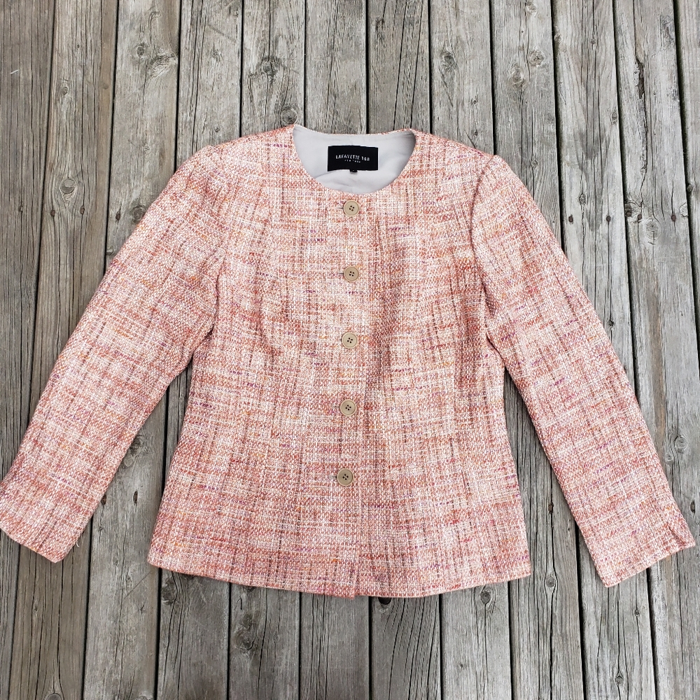 Lafayette 148 tweed blazer